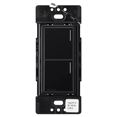 RRST-W2B-BL | RadioRA 3 Sunnata Keypad, 2 Button, Black