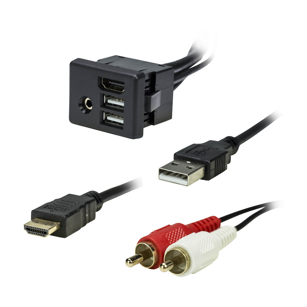 AXUSBGM6 | USB/AUX/HDMI Replacement Panel - GM 2014-2017
