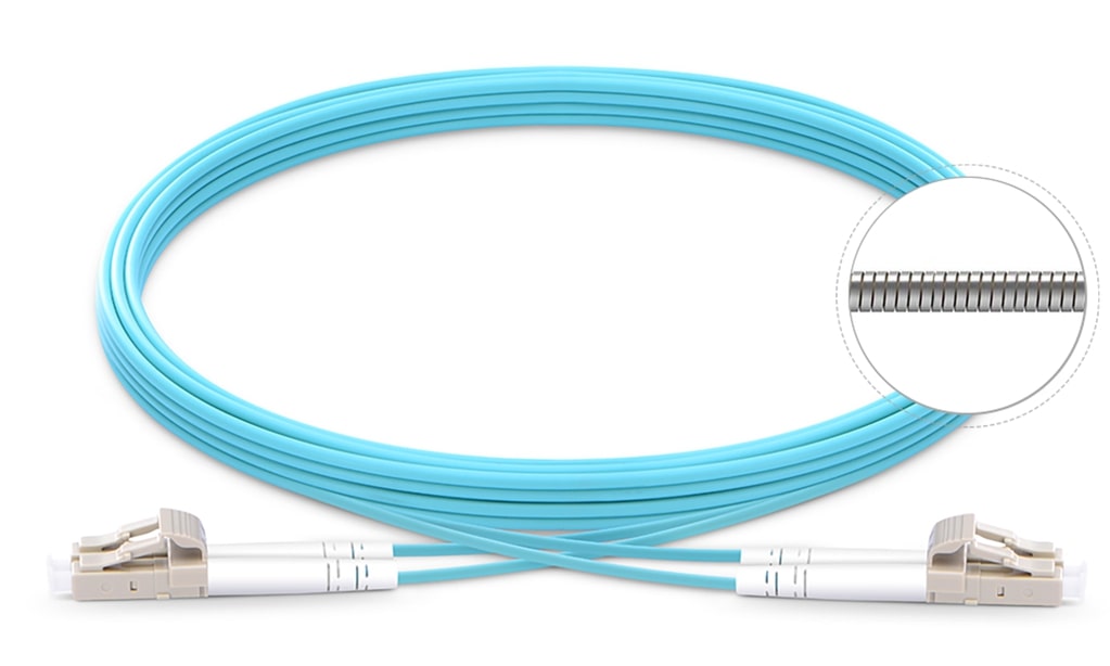 M4D-ARM-LCLC-20 | Fiber Patch Cable 20m Duplex L Multimode Om4 3.0mm Fiber