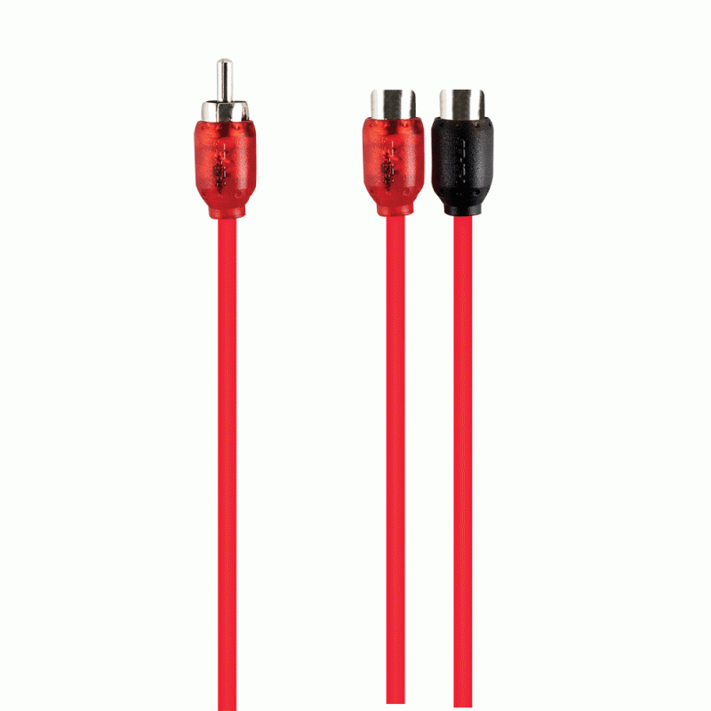 V6RY1-10 | RCA v6 Series 2-Channel Audio Y Cable - 1F-2M - 10 pack