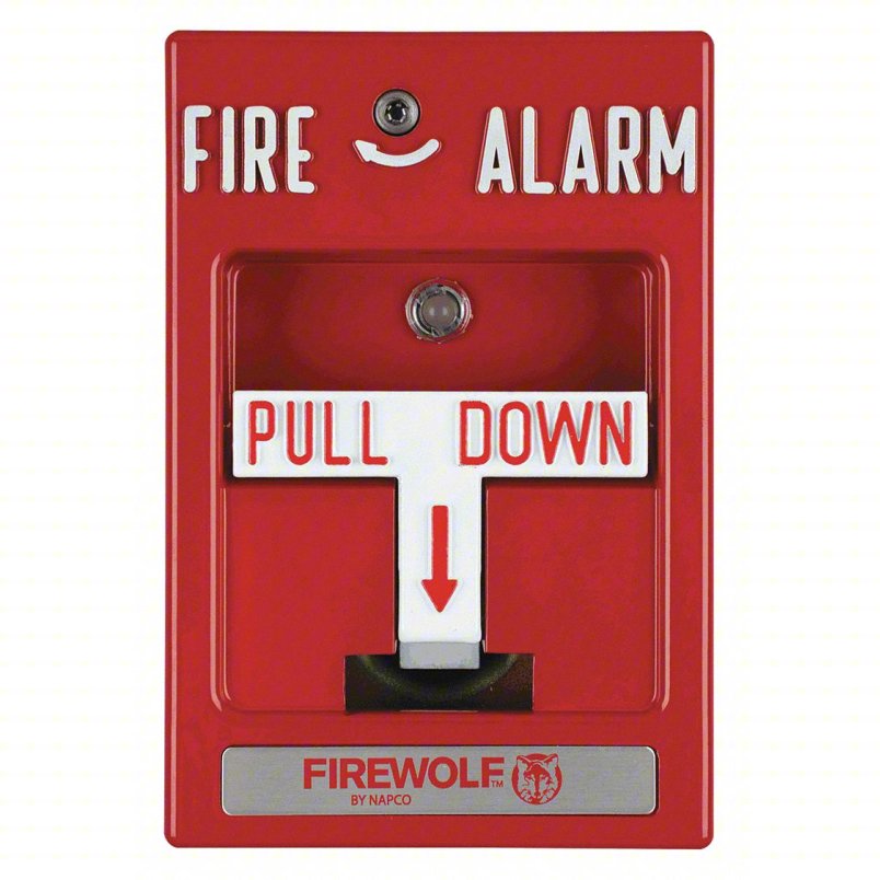 FWC-CNV-PULLK | Fire Pull Station: Marked Fire, Single Action