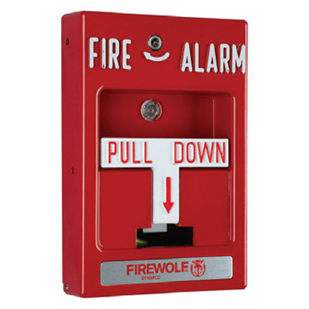 FWC-CNV-PULL2K | Fire System Pull Station, Conventional Dual Action, With Key Reset