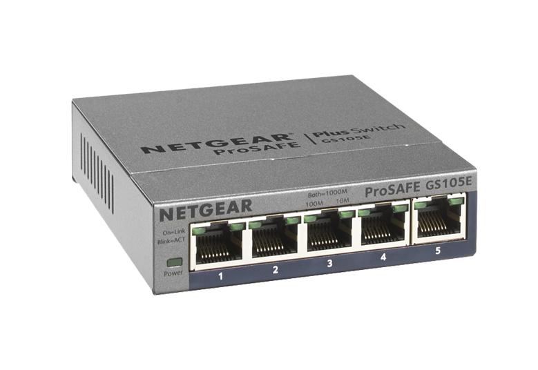 GS105E | 5-Port Gigabit Ethernet Plus Switch