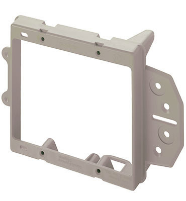 AC1009-02 | 2-Gang Low Voltage Face Mount Bracket for New Construction