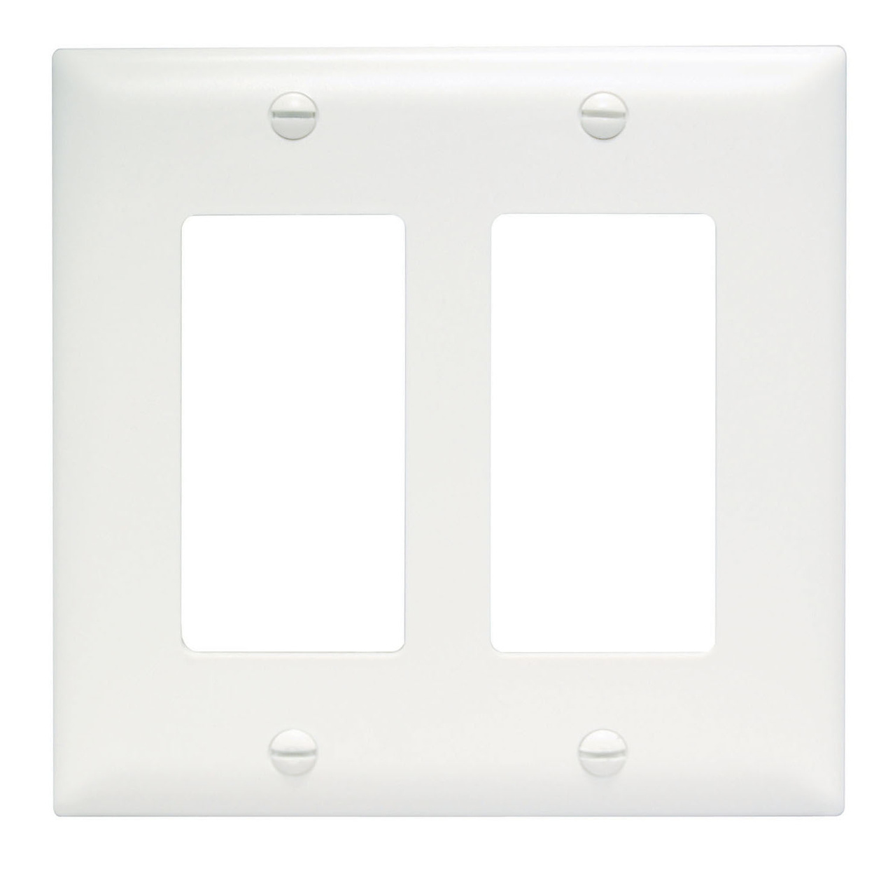 TP262-W | Thermoplastic 2G Decorator Wall Plate, White