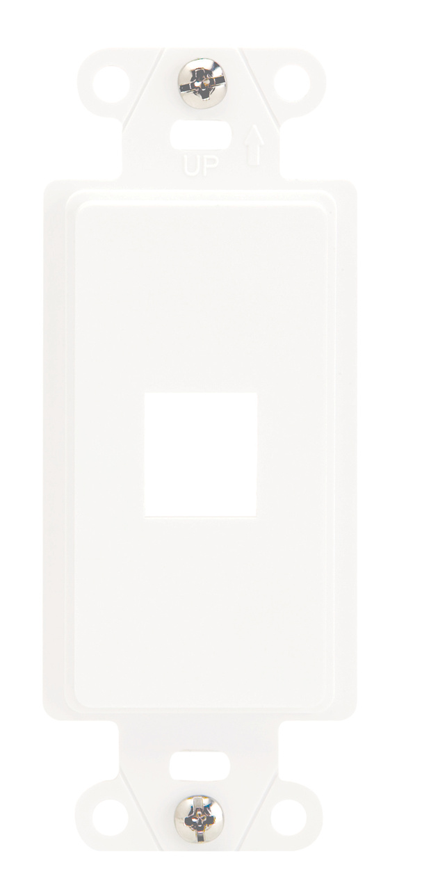 Ported Decora Wallplate, White