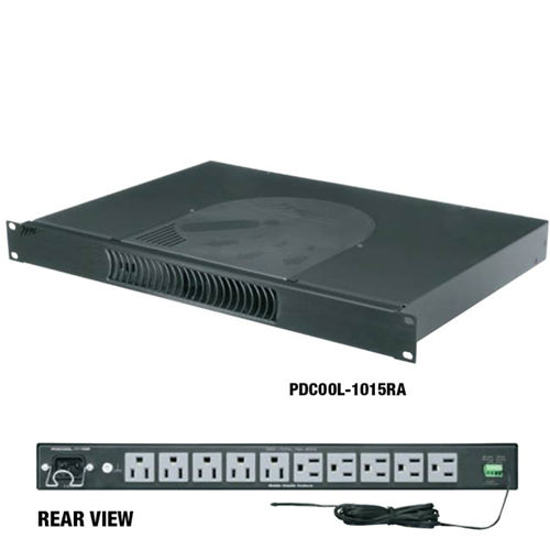 PDCOOL1015RA | Rackmount Power/Cooling, 10 Outlet, 15A & 2-Stage Surge