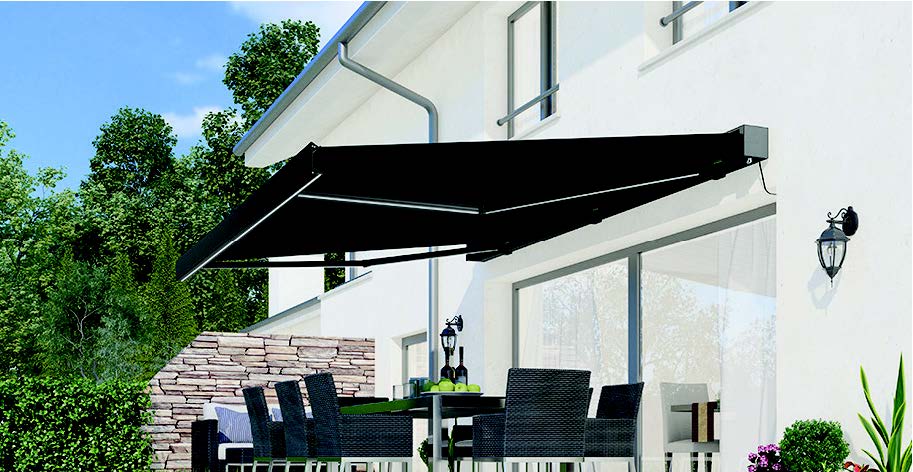 PS-AWN-8FT-W | 8' Motorized Retractable Awning, White