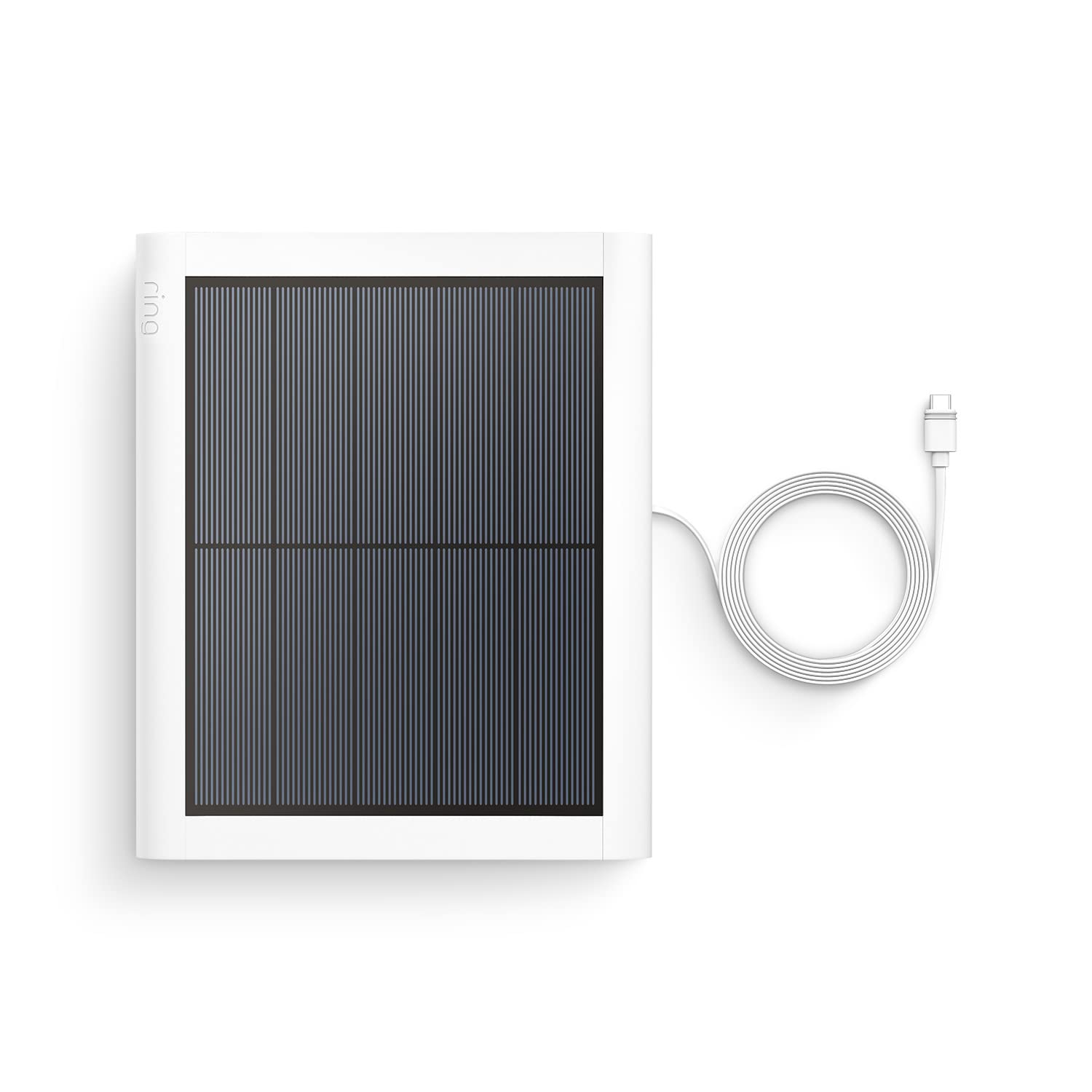 840080597515 | 4W Solar Panel with USB-C Cable for Ring Security Camera, White