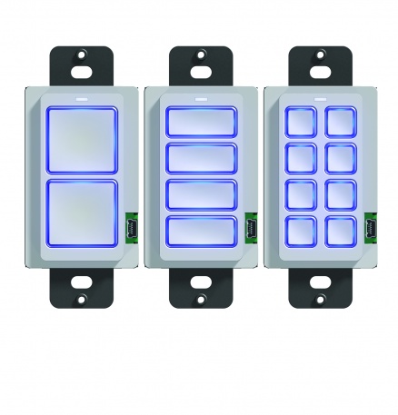 RK1+8B | RK1+ 8 Button In-Wall Keypad