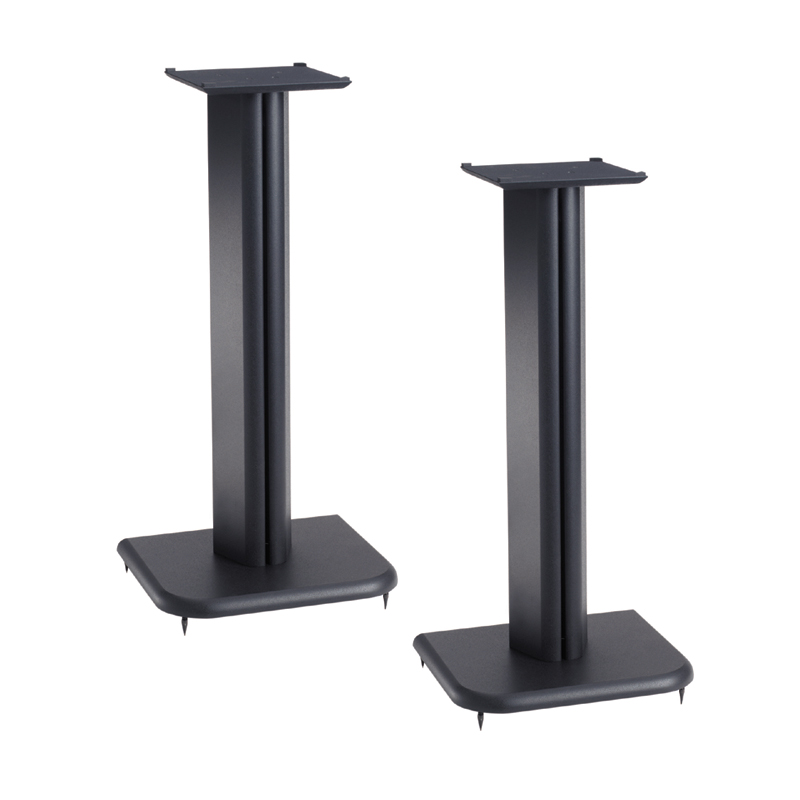 BF24B1 | Wood Speaker Stands for Medium Bookshelf Speakers up to 20 lbs - 24"