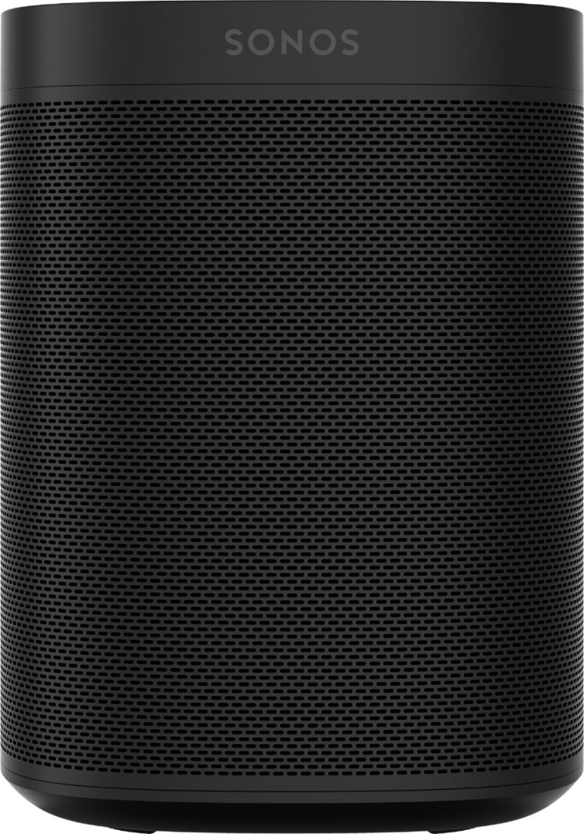 SONOS ONE BLACK | One (Gen 2) Smart Speaker with Voice Control Built In, Black, Each