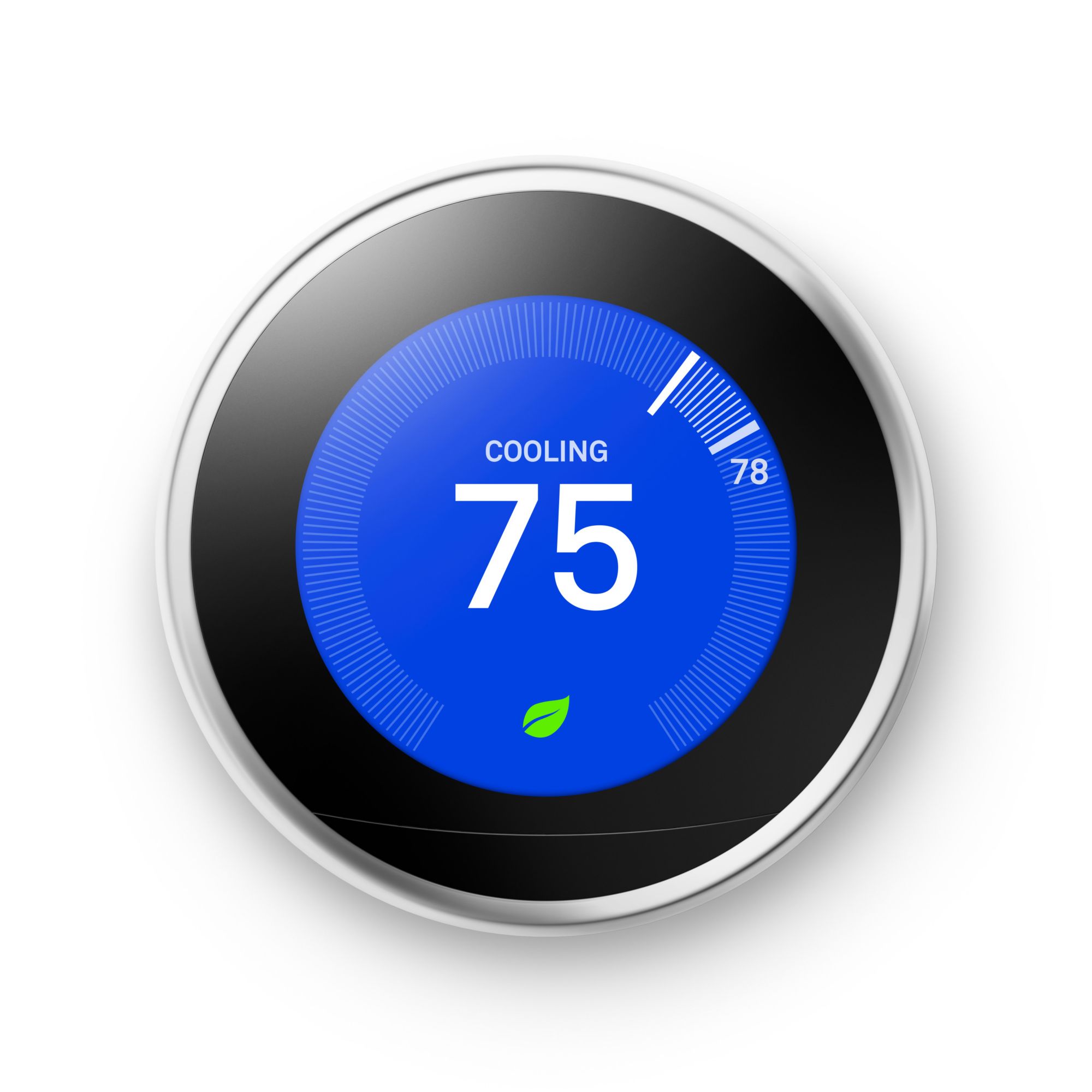 T3008US | Google Nest Learning Thermostat, 3rd Gen, Stainless Steel