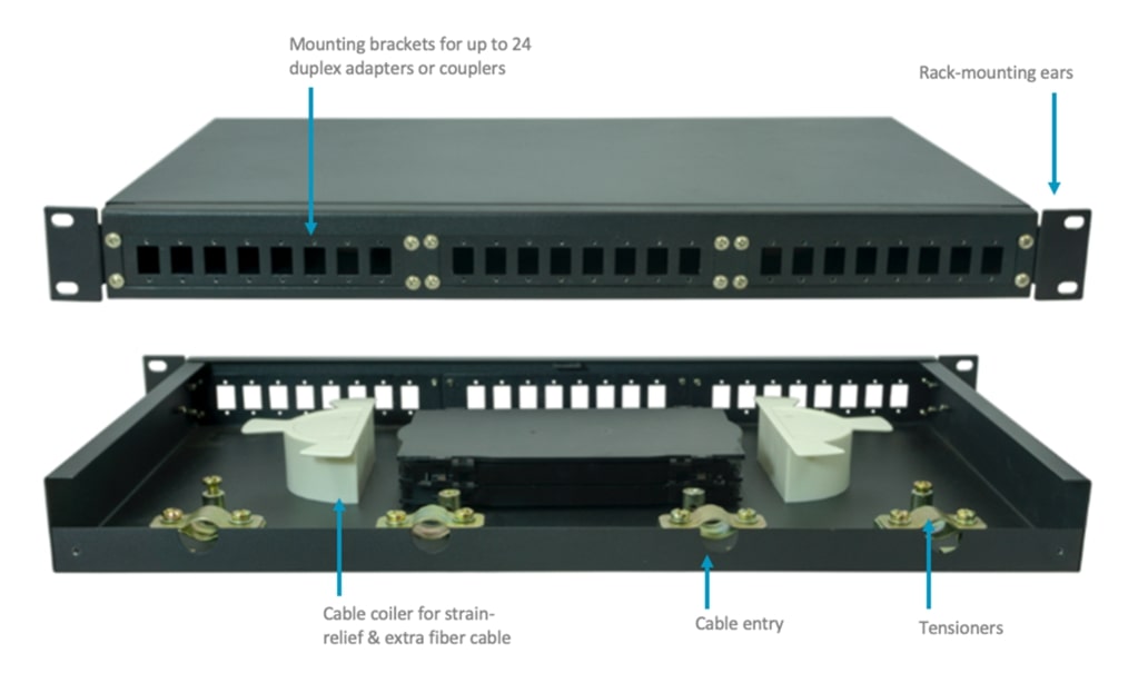 TL-24P-RT | Rack Mount Fiber Distribution 24 Port 1u Tray