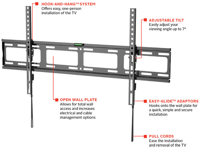 TVFT690 | TruVue Universal Flat/Tilt Mount 65"-90"