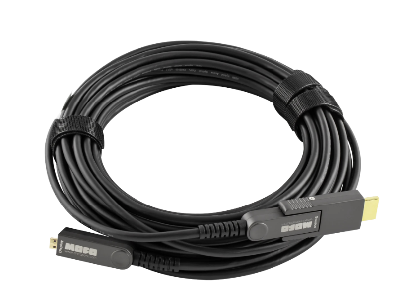 MOFO-HD21D-15 | 15M MOFO™ Media Over Fiber Optic Plenum HDMI cable