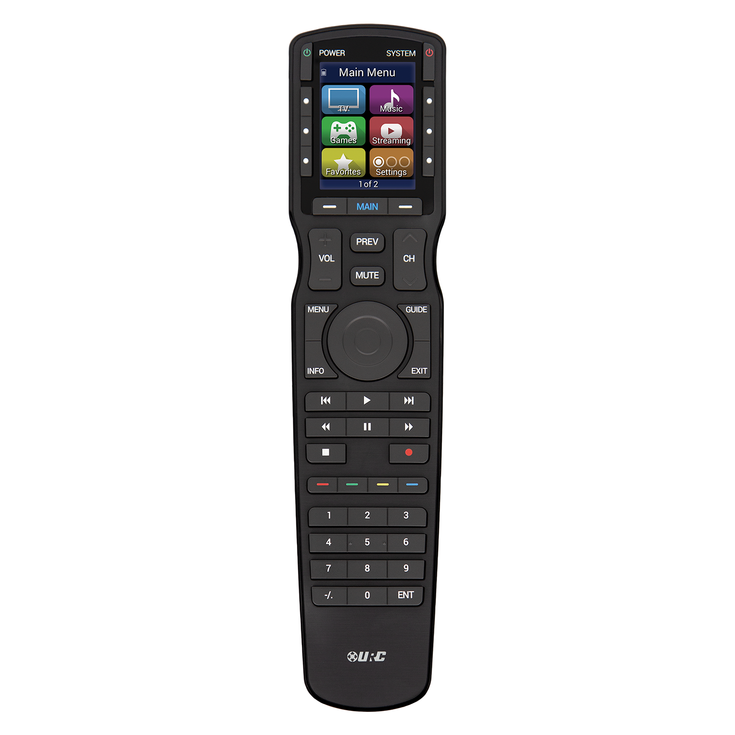 MX790 | Remote Control, 2" Color LCD Screen