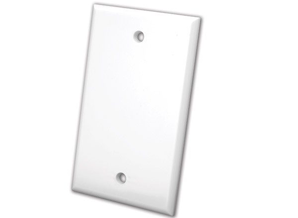 820540X | Blank Wall Plate - 1 Gang - White