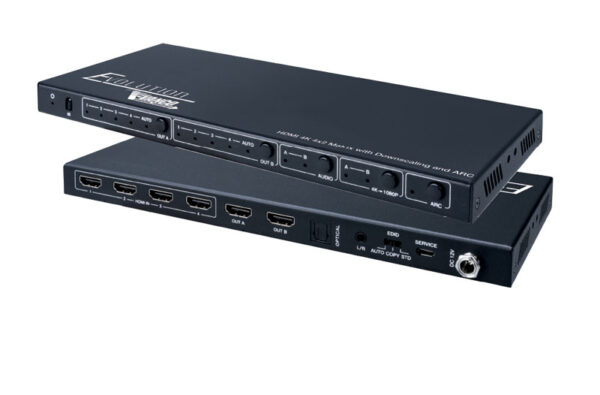 EVMX4K42 | HDMI® 4K 4×2 Matrix with Downscaling and ARC