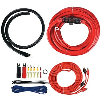 V6-RAK8 | 8 AWG 400W AMP KIT WITH RCA - V6 SERIES