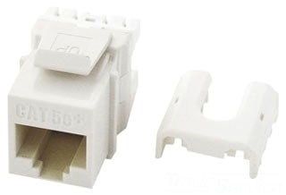 WP3475-WH-50 | 50 Pk Cat5 Keystone Insert White