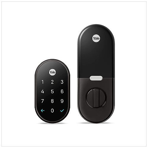 YRD540-WV-BSP | Google Nest Yale Smart Lock with Nest Connect, Black Suede