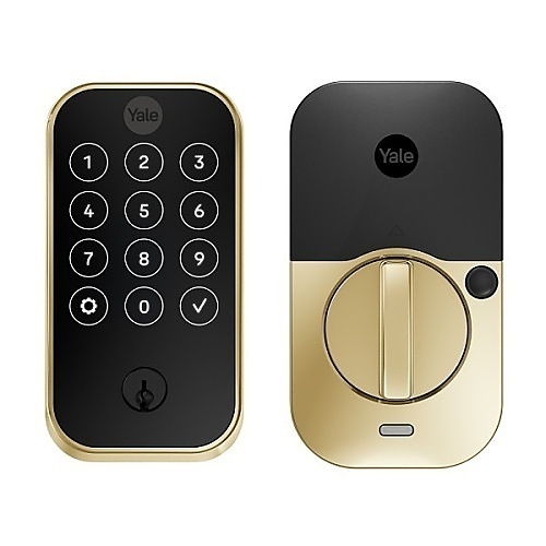 YRD634-ZW2-P05 | Assure Lock 2 Key-Free Touchscreen with Z-Wave Plus, Polished Brass