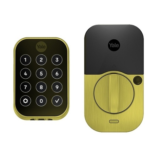 YRD634-ZW2-P05 | Assure Lock 2 Key-Free Touchscreen with Z-Wave Plus, Polished Brass