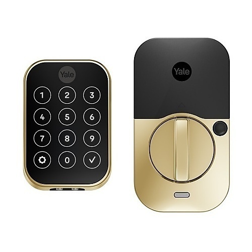 YRD654-ZW2-P05 | Assure Lock 2 Key-Free Touchscreen with Z-Wave Plus, Polished Brass